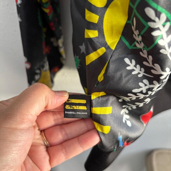 Adidas x Pharrell Williams Limited Edition Multi-Color Print Bomber Jacket - Picture 12 of 12